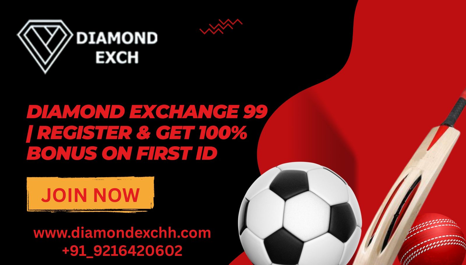 Read more about the article Diamond Exchange 99 | Register & Get 100% Bonus on First ID