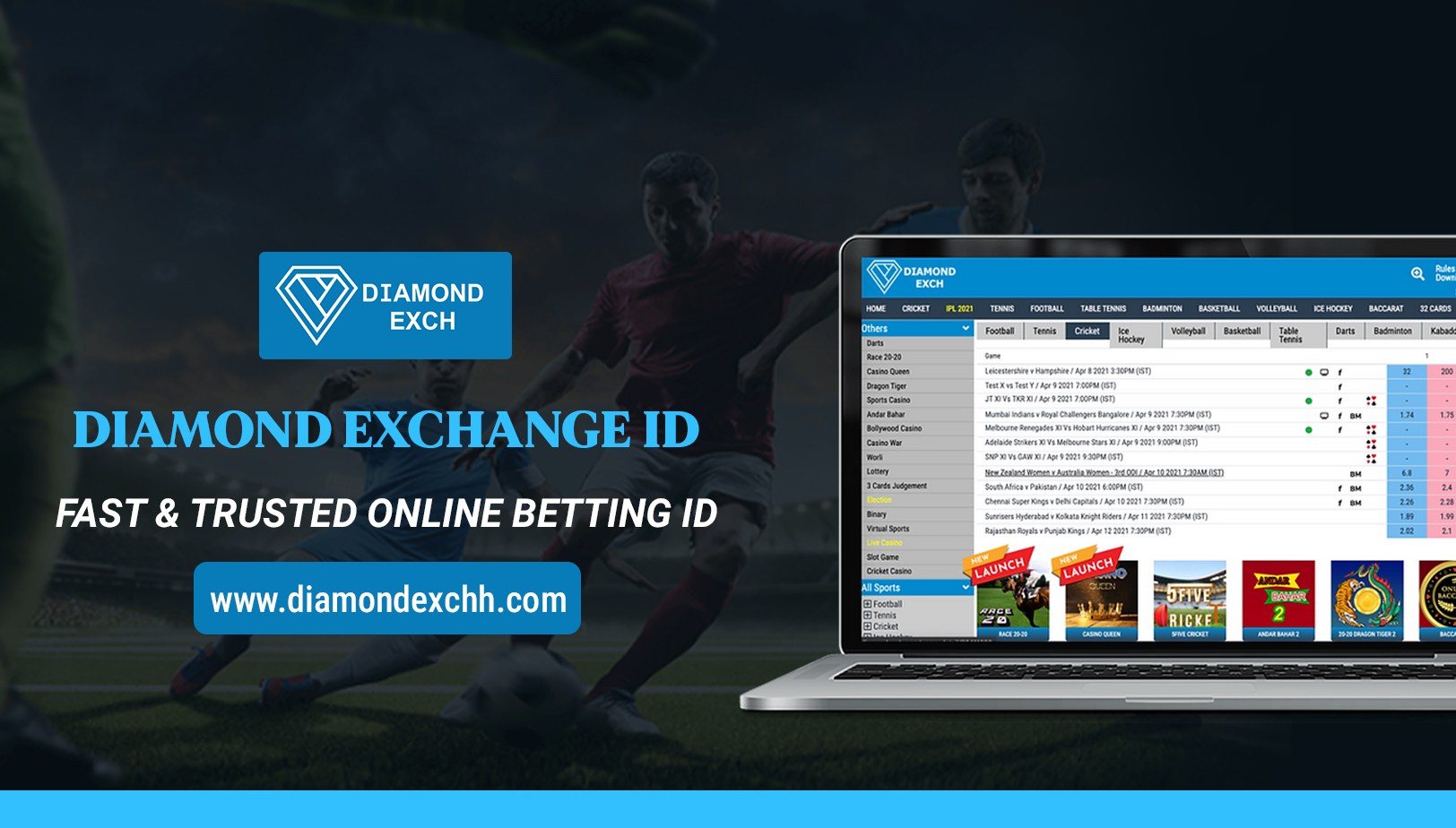 Read more about the article Diamond Exchange ID | Fast & Trusted Online Betting ID