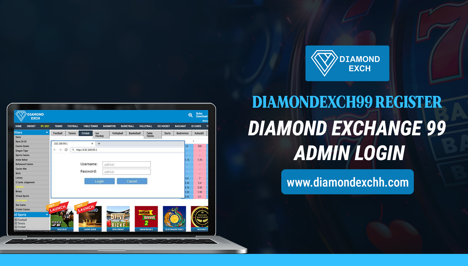 Read more about the article Diamondexch99 Register | Diamond Exchange 99 Admin Login Guide