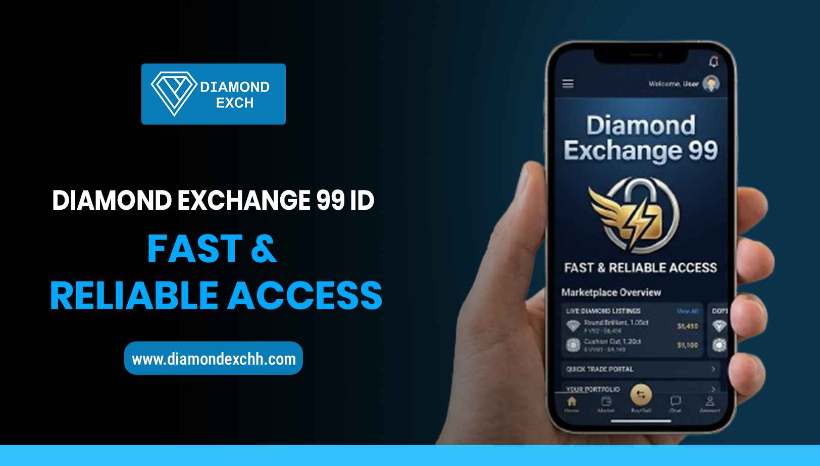 Read more about the article Create Diamond Exchange 99 – Fast & Reliable Access
