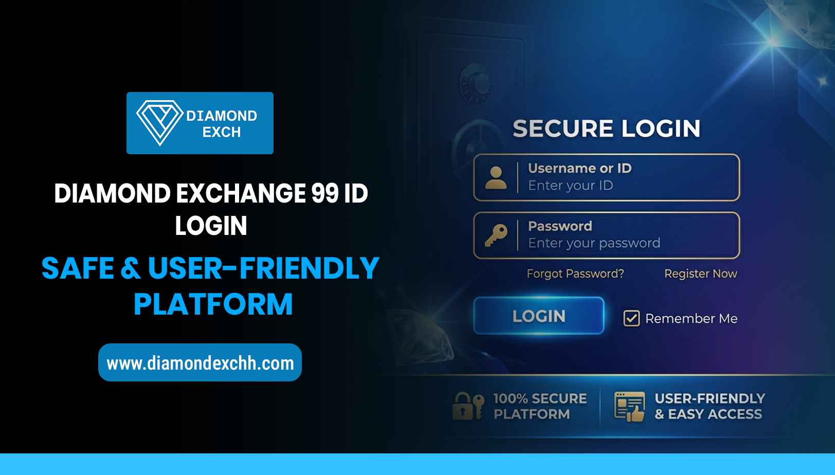 Read more about the article Diamond Exchange 99 ID Login – Safe & User-Friendly Platform