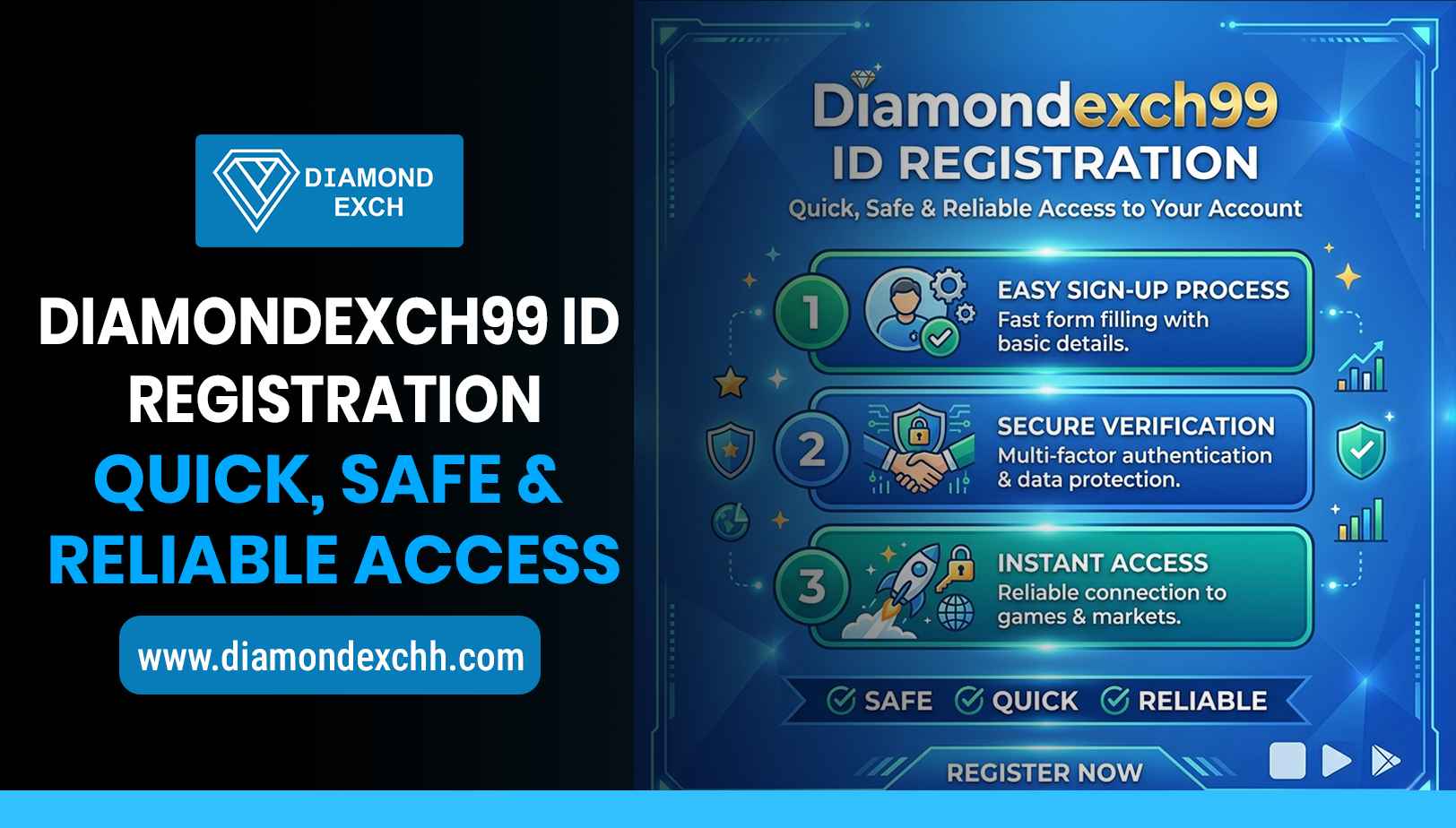 You are currently viewing Diamondexch99 ID Registration – Quick, Safe & Reliable Access