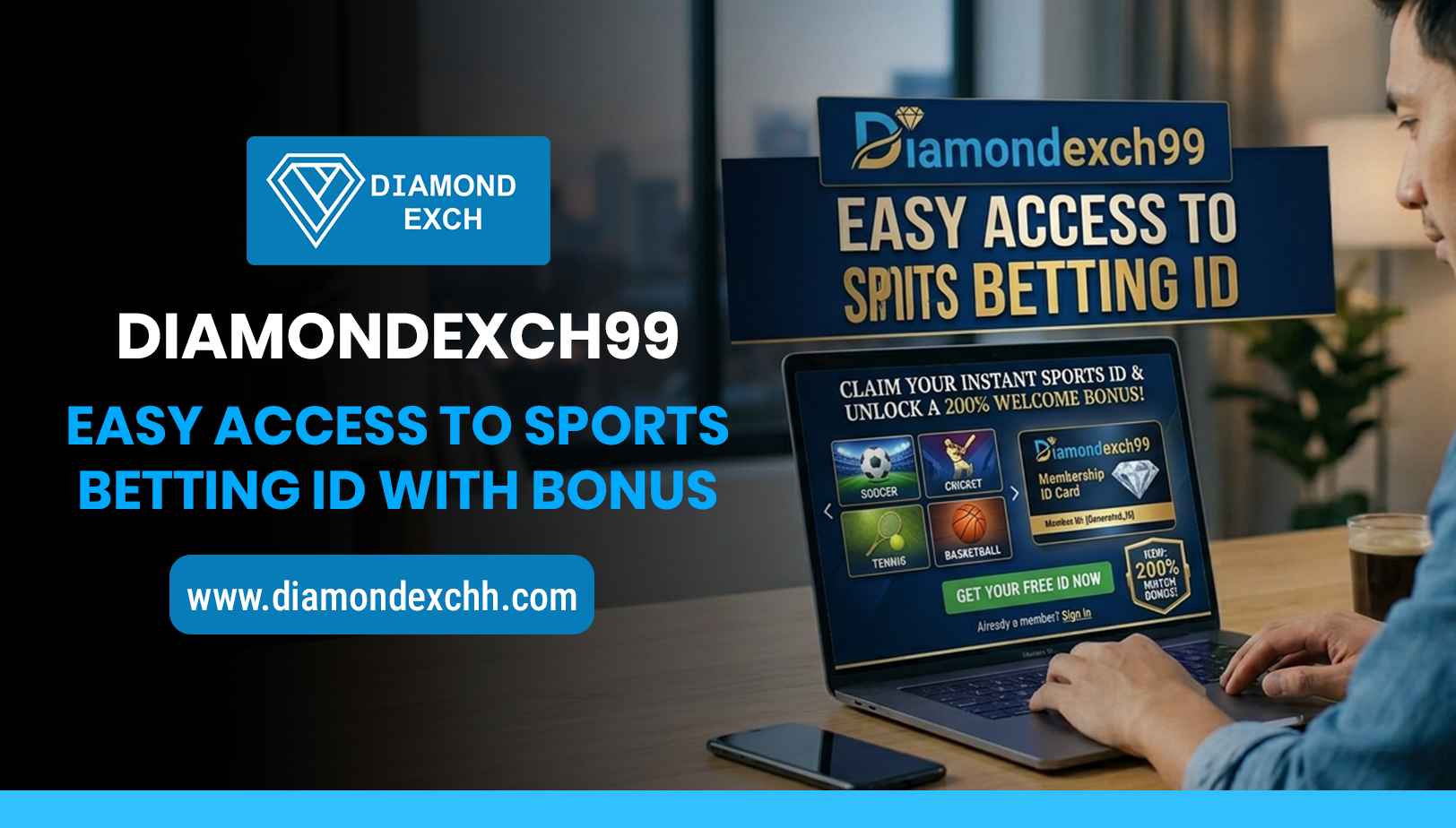 Read more about the article Diamondexch99 – Easy Access to Sports Betting ID with Bonus