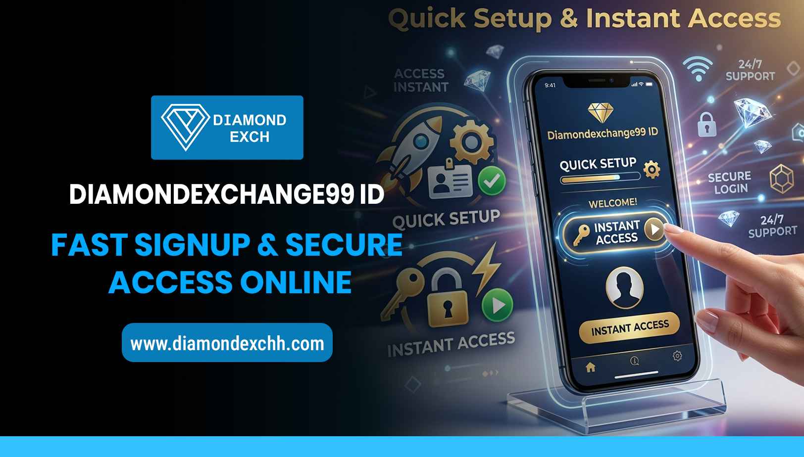 Read more about the article Diamondexch99  – Fast Signup & Secure Access Online