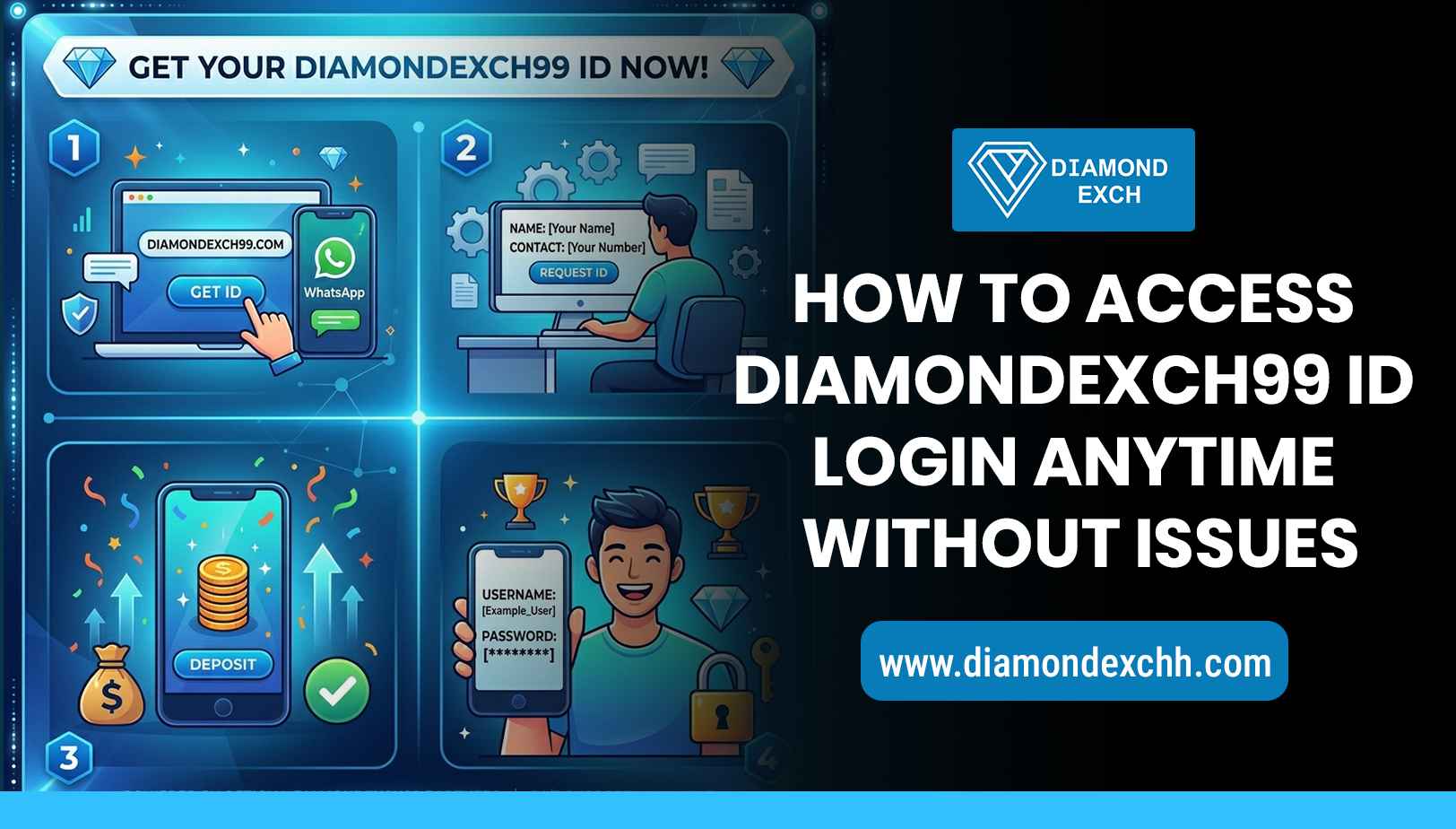 Read more about the article How to Access Diamondexch99 ID Login Anytime Without Issues