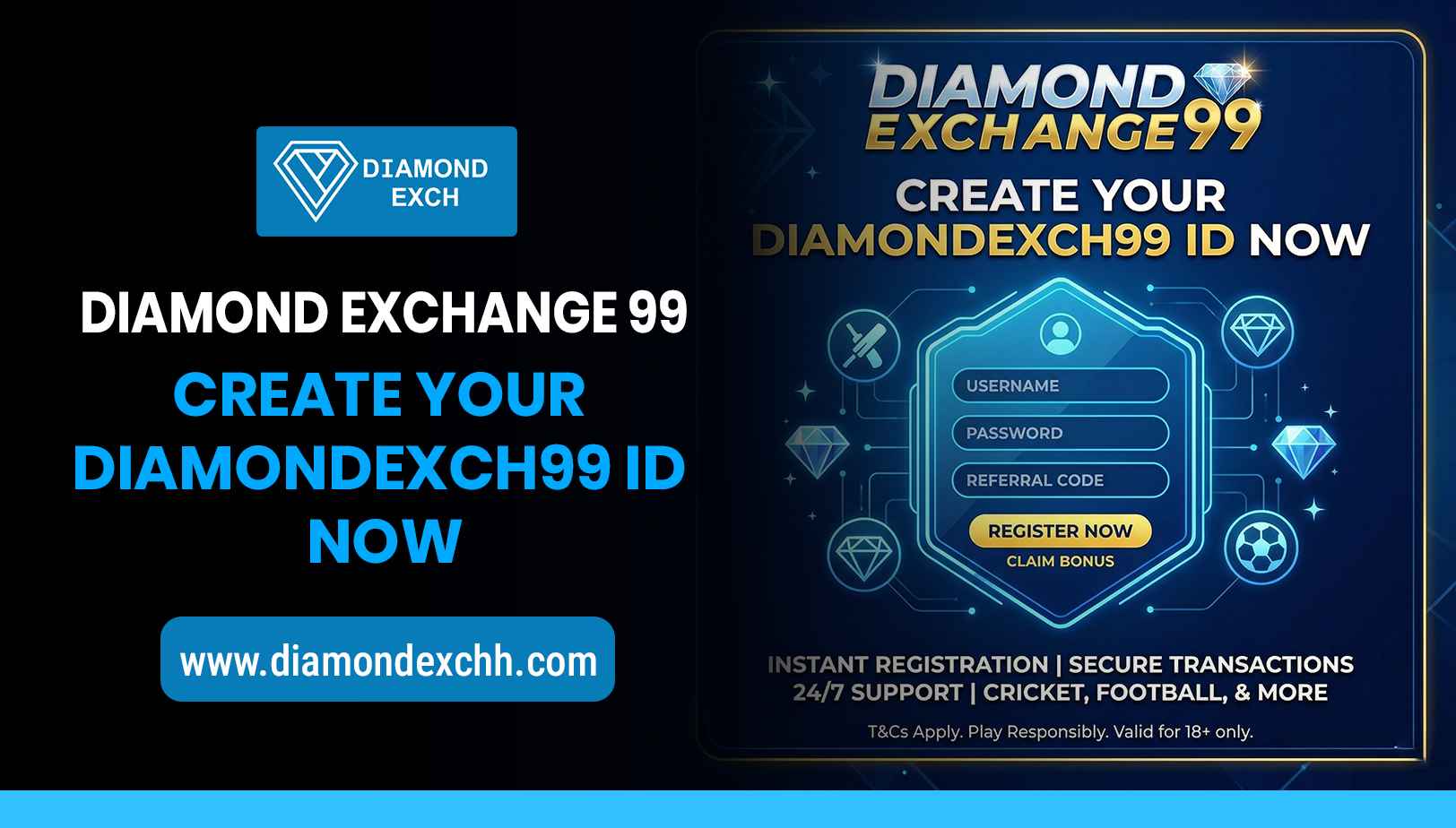 Read more about the article Diamond Exchange 99 – Create Your Diamondexch99 ID Now
