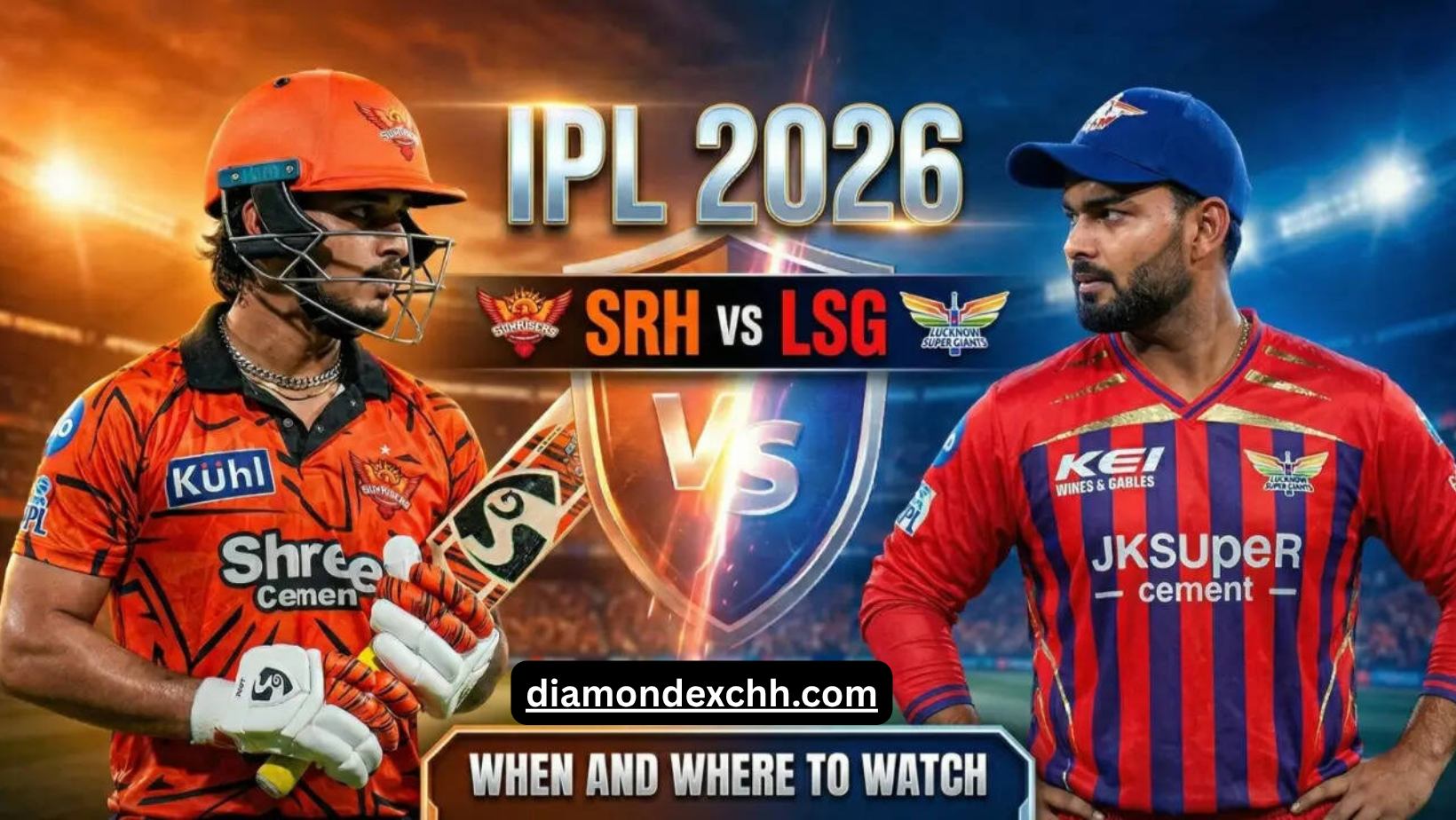 You are currently viewing IPL 2026: SRH vs LSG – Playing XI, Live Toss, Match Time & Streaming Details
