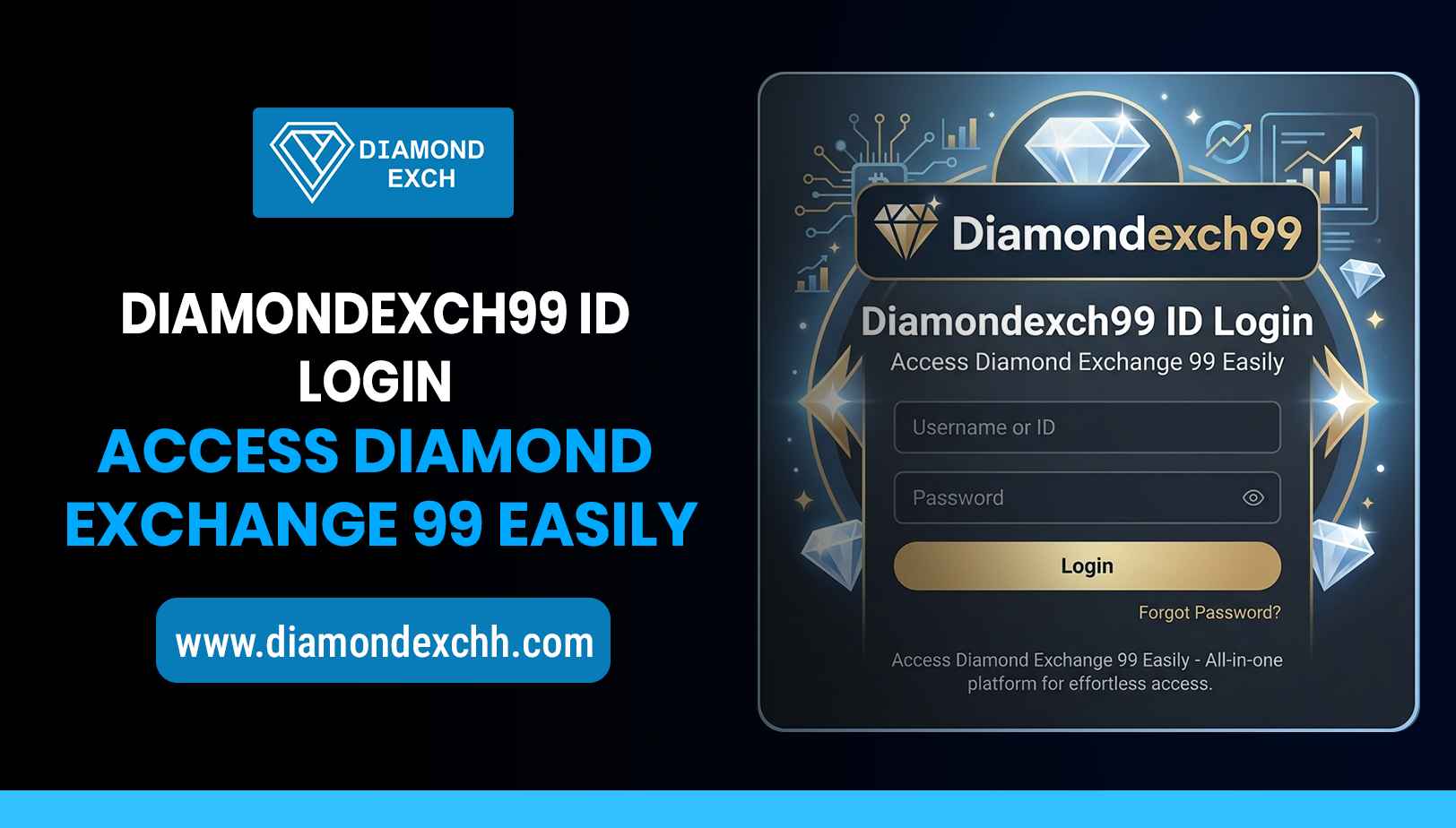 Read more about the article Diamondexch99 ID Login – Access Diamond Exchange 99 Easily