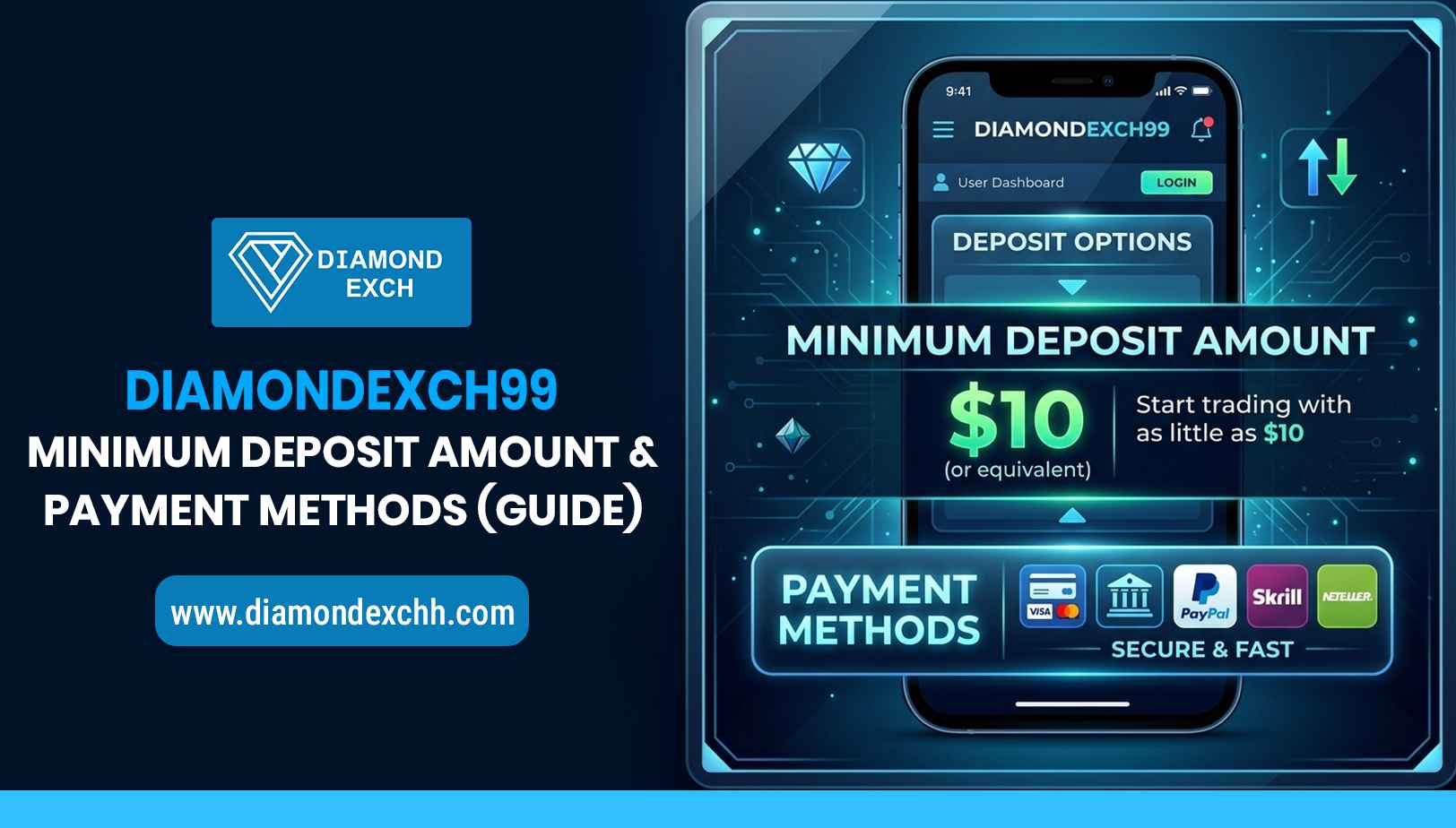 Read more about the article Diamondexch99 Minimum Deposit Amount & Payment Methods (Guide)