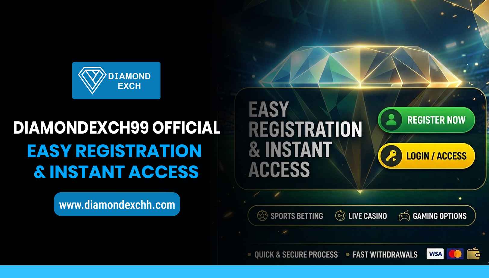 You are currently viewing Diamondexch99 Official – Easy Registration & Instant Access