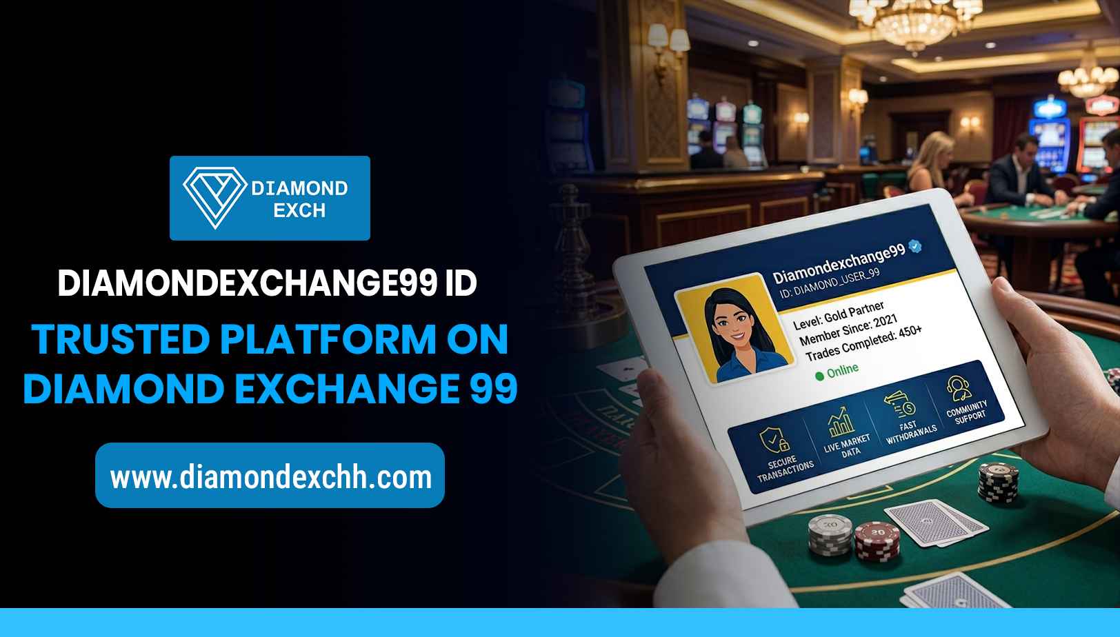 Read more about the article Diamondexchange99 ID – Trusted Platform on Diamond Exchange 99