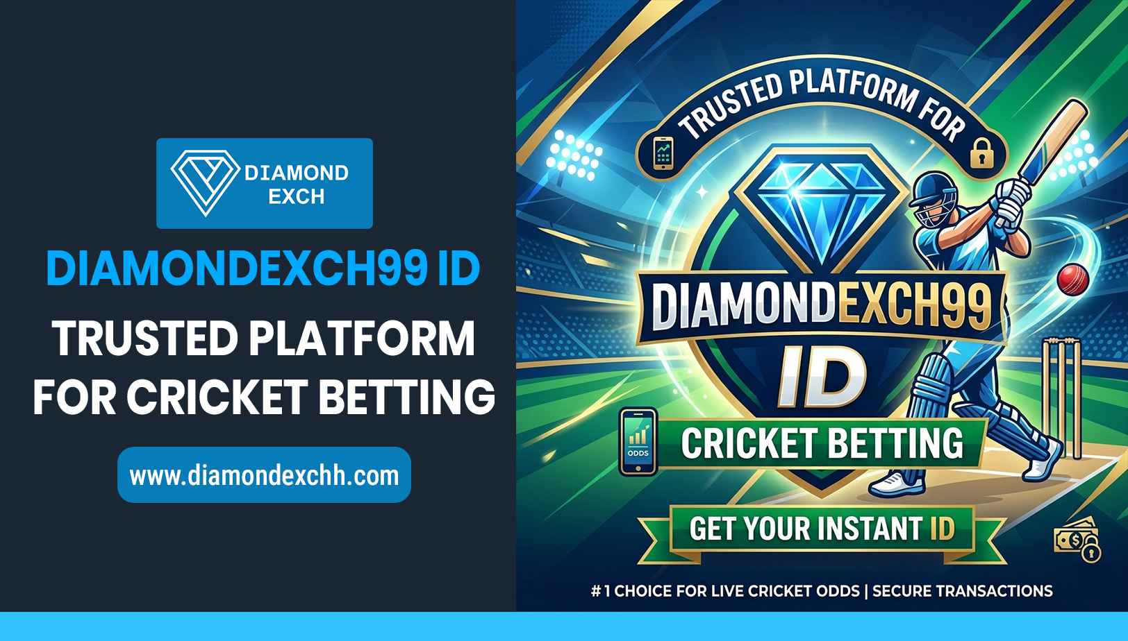 Read more about the article Diamondexch99 ID – Trusted Platform for Cricket Betting