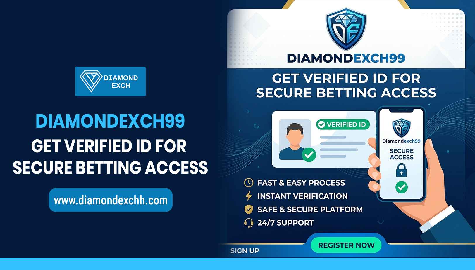 Read more about the article Diamond exchange ID – Get Verified ID for Secure Betting Access