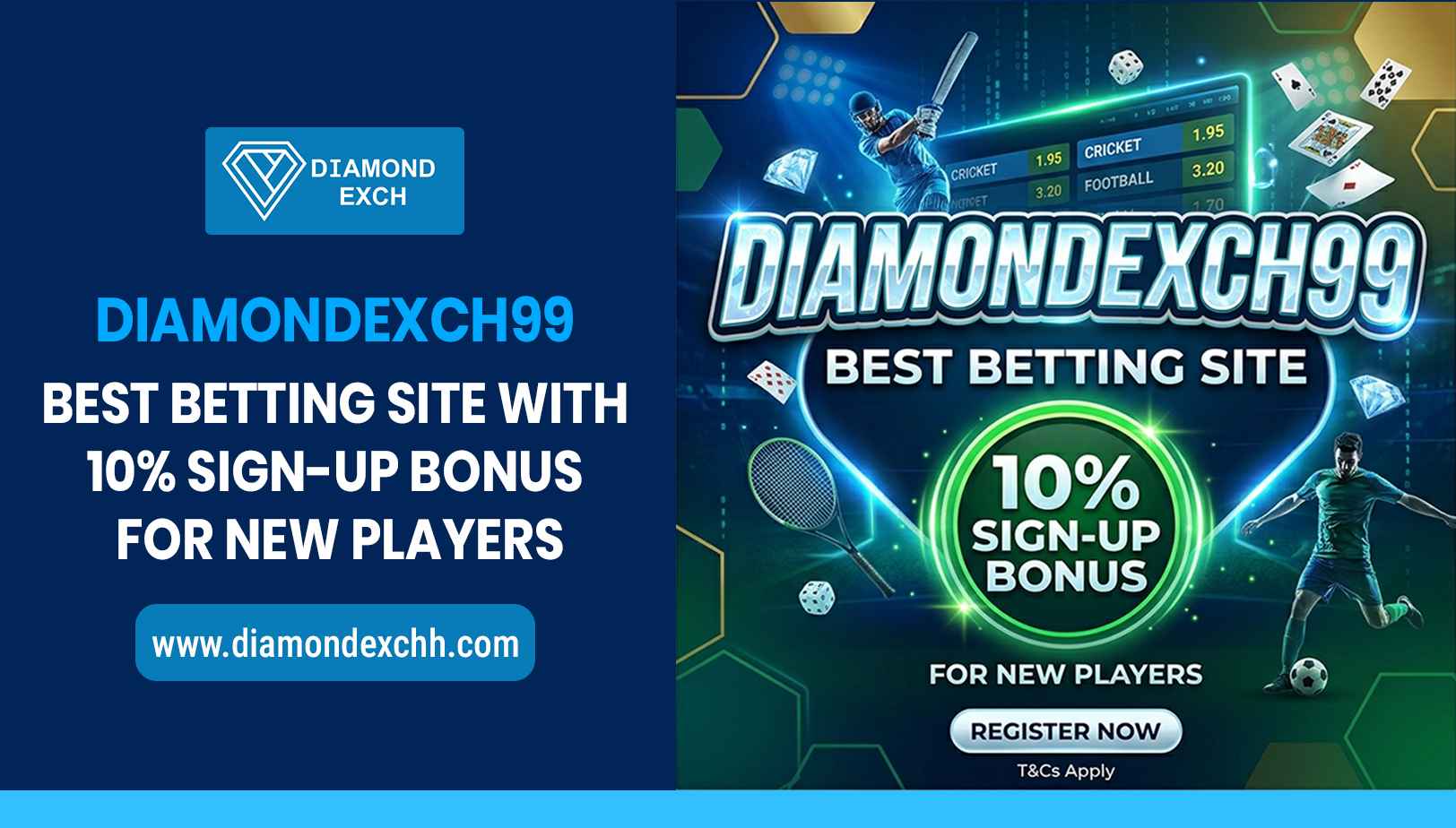 You are currently viewing DiamondExch99 – Best Betting Site with 10% Sign-Up Bonus