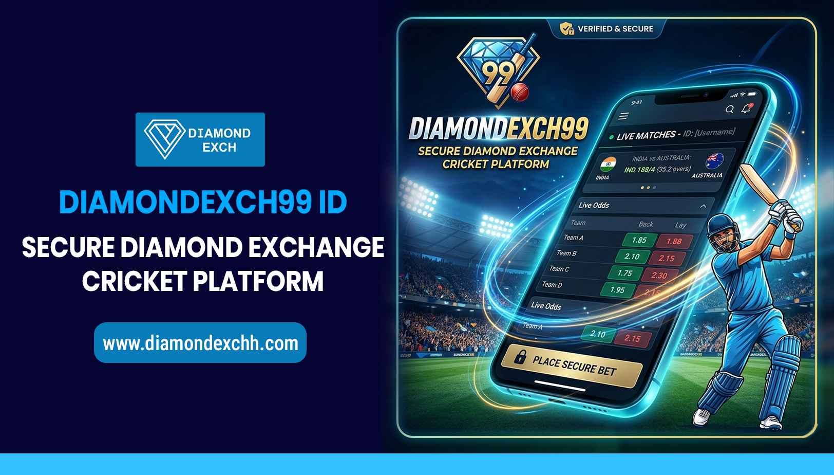 You are currently viewing Diamondexch99 ID – Secure Diamond Exchange Cricket Platform