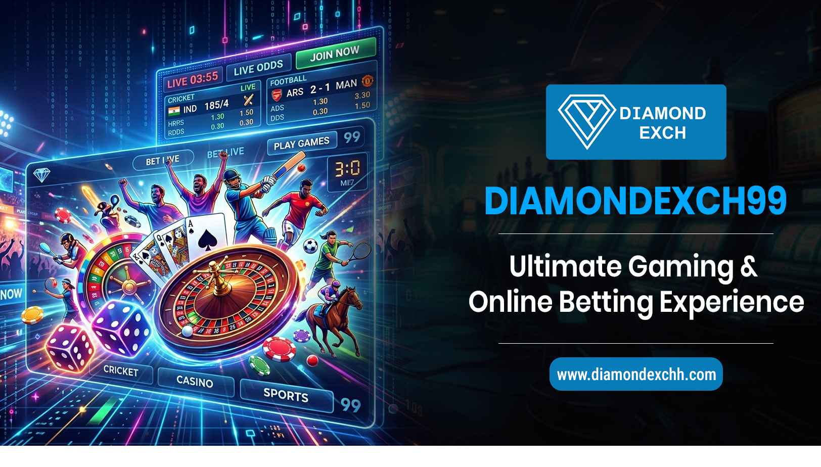 You are currently viewing Diamondexch99 – Ultimate Gaming & Online Betting Experience