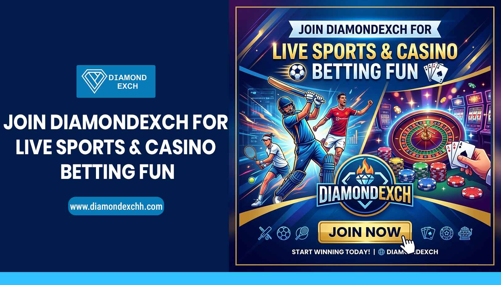 You are currently viewing Join Diamondexch99 for Live Sports & Casino Betting Fun