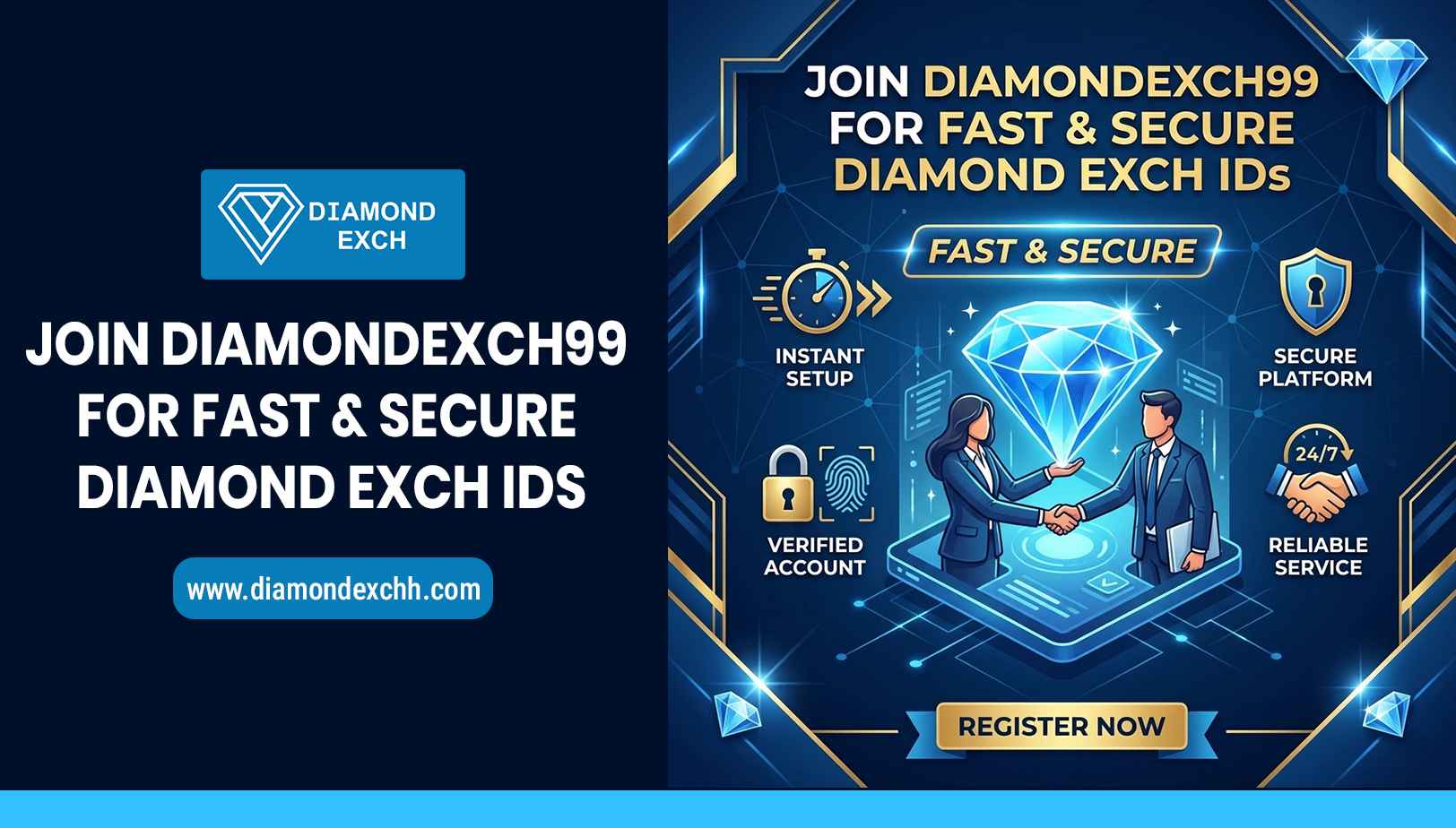 You are currently viewing Join Diamondexch99 for Fast & Secure Diamond Exch IDs