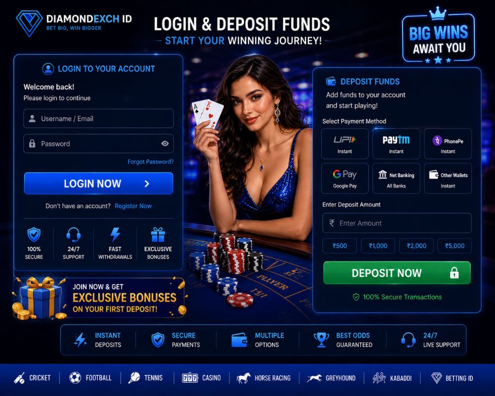 login diamond exchange id